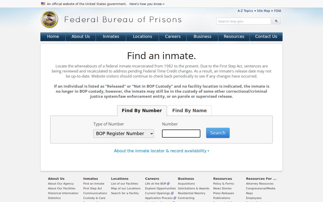 Nebraska arrest research and federal prison locator