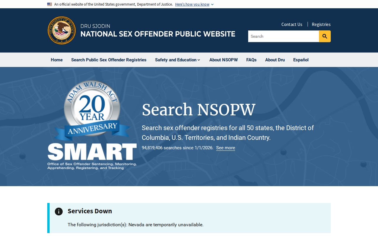 Nebraska criminal record and national registry search